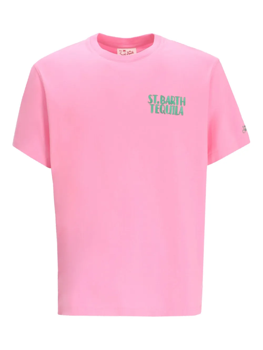 MC2 Saint Barth logo-print T-shirt Roze