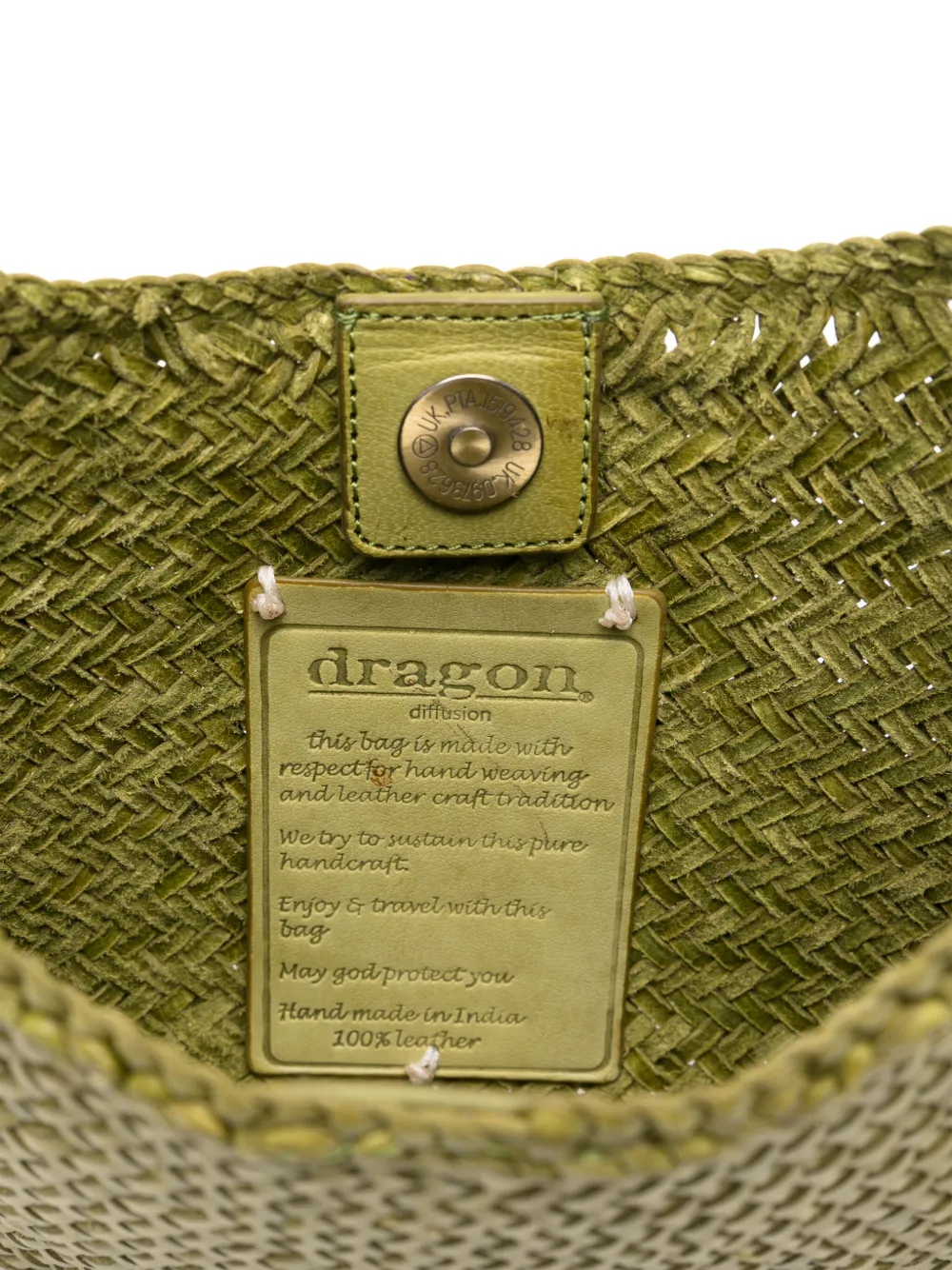 DRAGON DIFFUSION Nova Luna schoudertas Groen