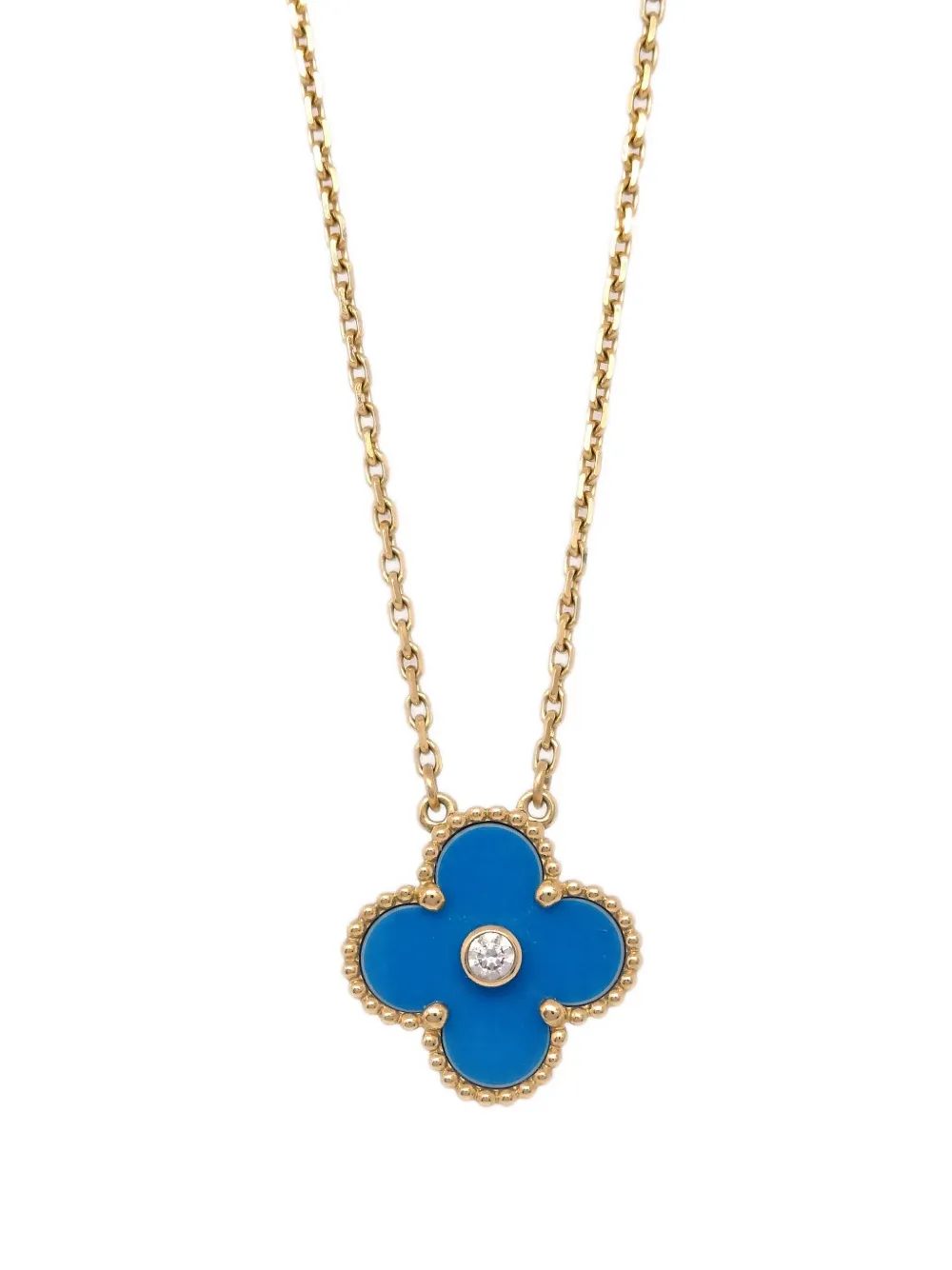 Van Cleef & Arpels Vintage collier Alhambra en or jaune 18ct à pendentif (années 1990-2000) | Image 2