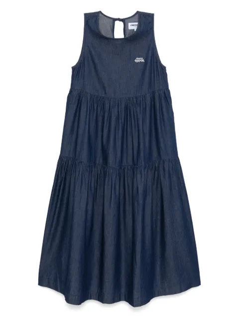 CHOCOOLATE logo-embroidered dress