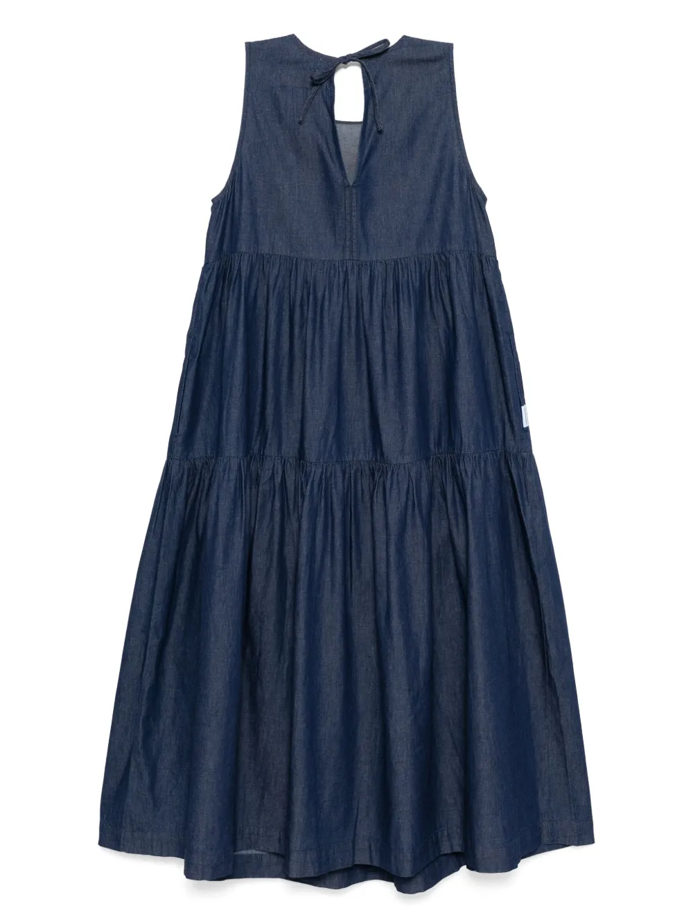 CHOCOOLATE logo-embroidered dress - Blauw