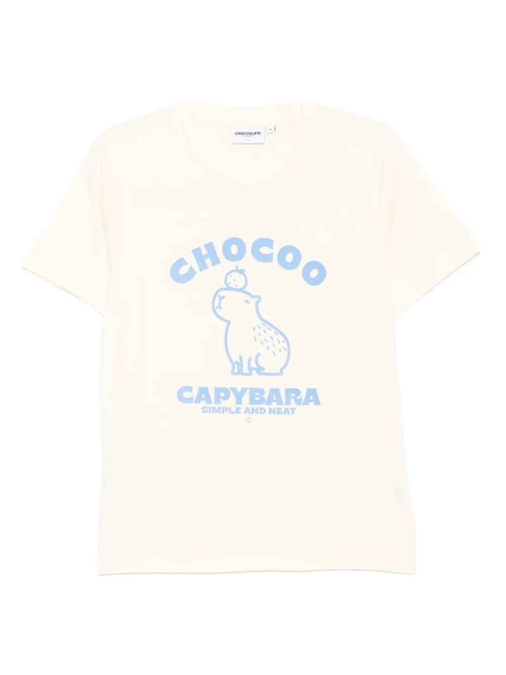 CHOCOOLATE Katoenen T-shirt Beige