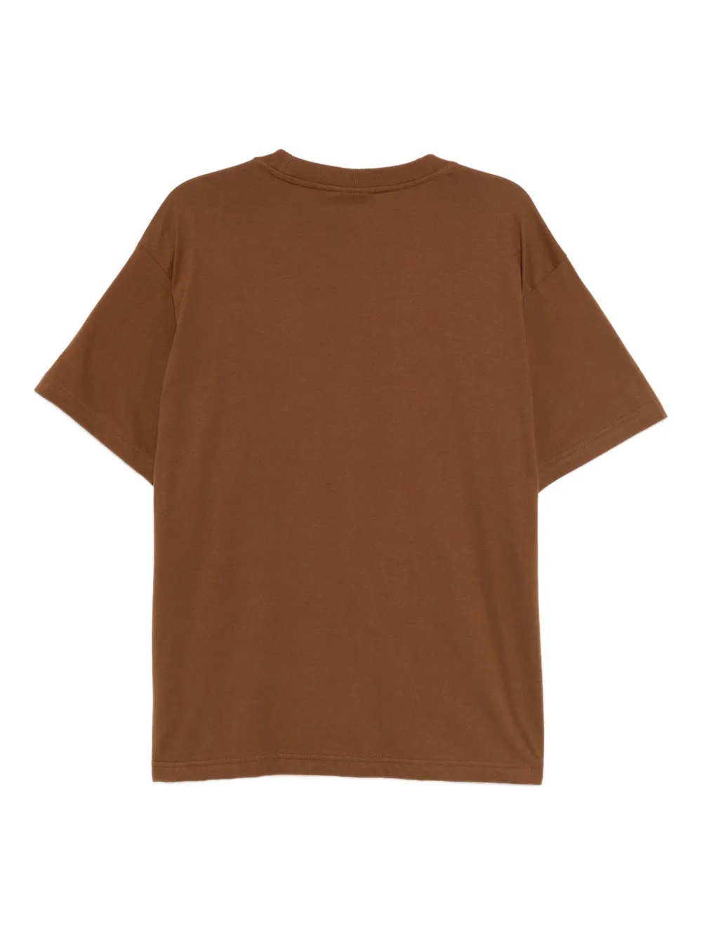 CHOCOOLATE T-shirt met geborduurd logo Bruin
