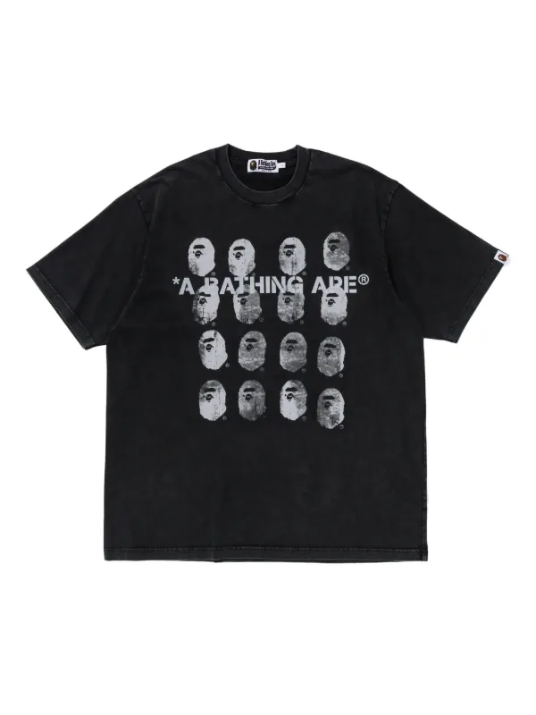 A BATHING APE® ロゴ Tシャツ | ブラック | FARFETCH JP