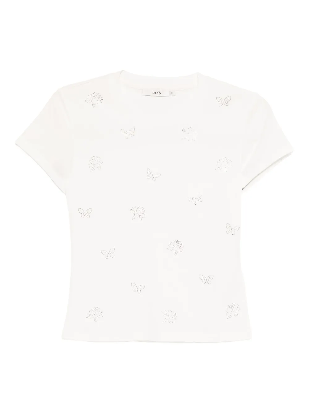 b+ab embroidered T-shirt | White | Image 1