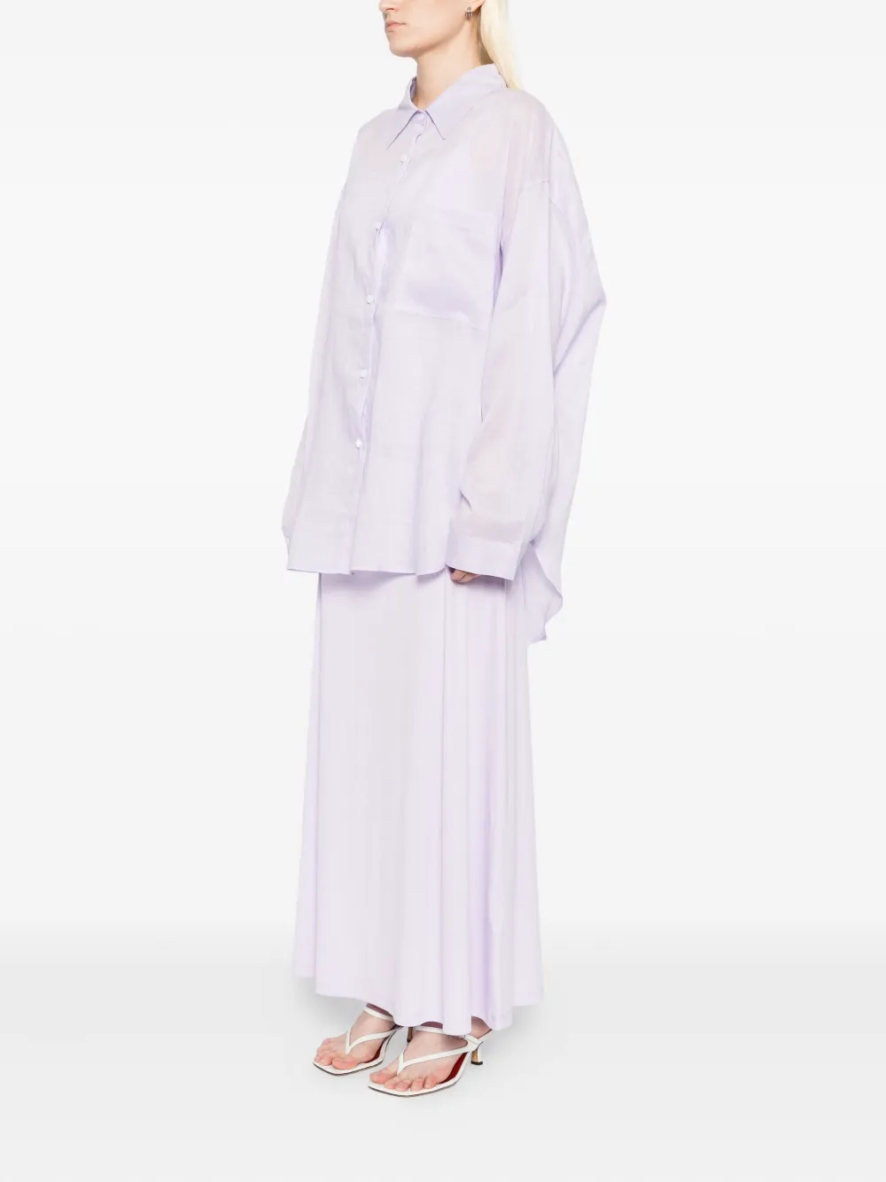 b+ab Blousejurk Paars