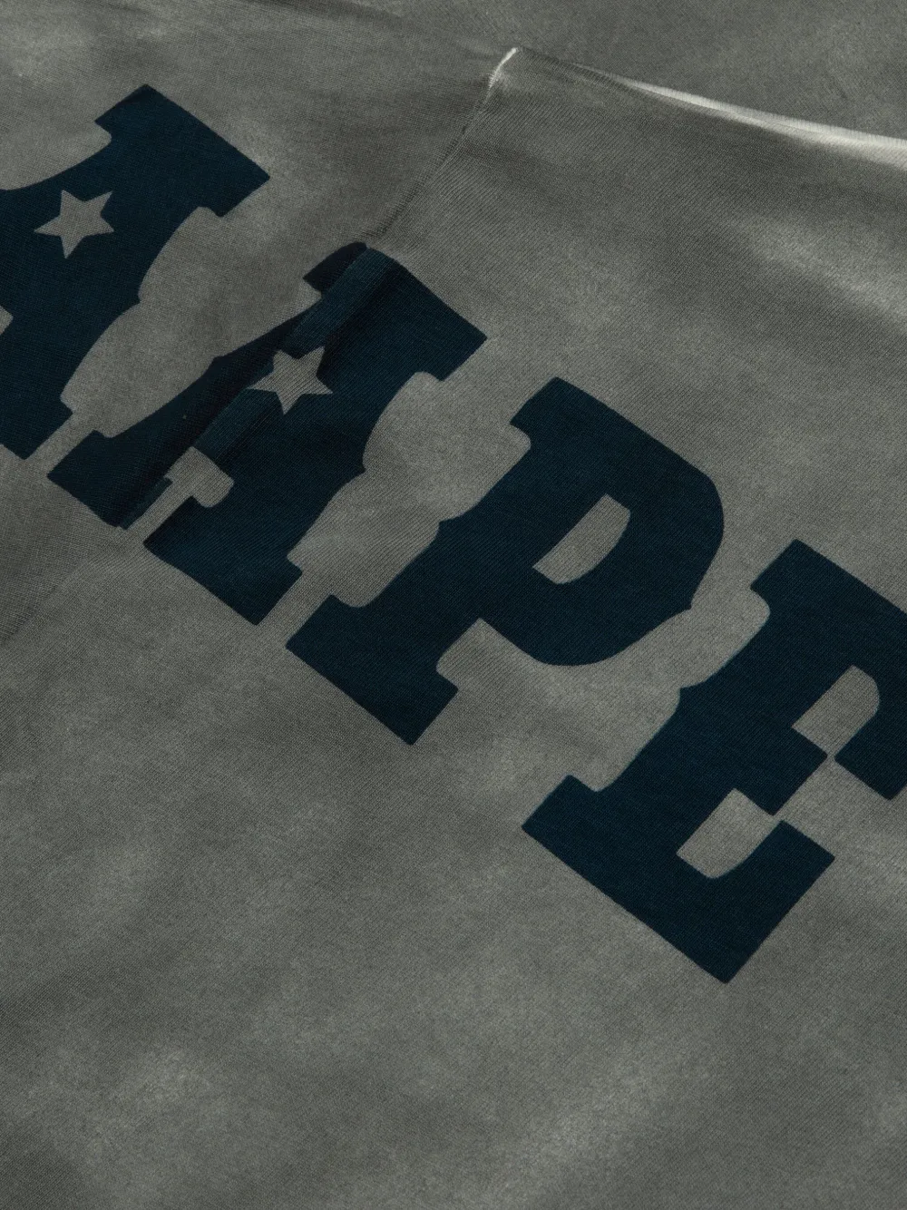 AAPE BY *A BATHING APE T-shirt met grafische print Grijs