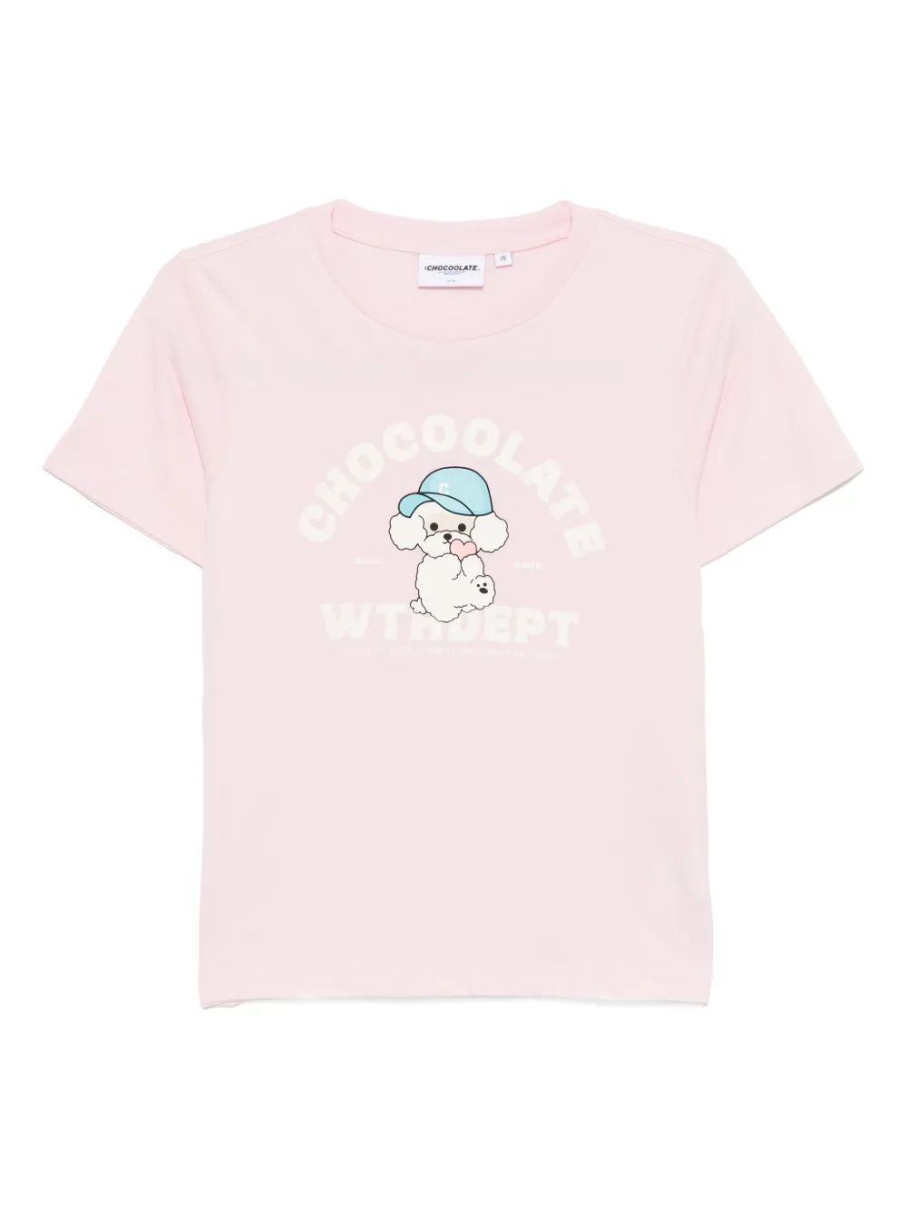 CHOCOOLATE graphic-print T-shirt | Pink | Image 1