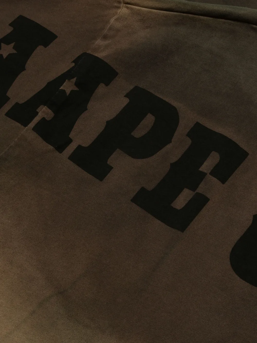 AAPE BY *A BATHING APE T-shirt met grafische print Groen