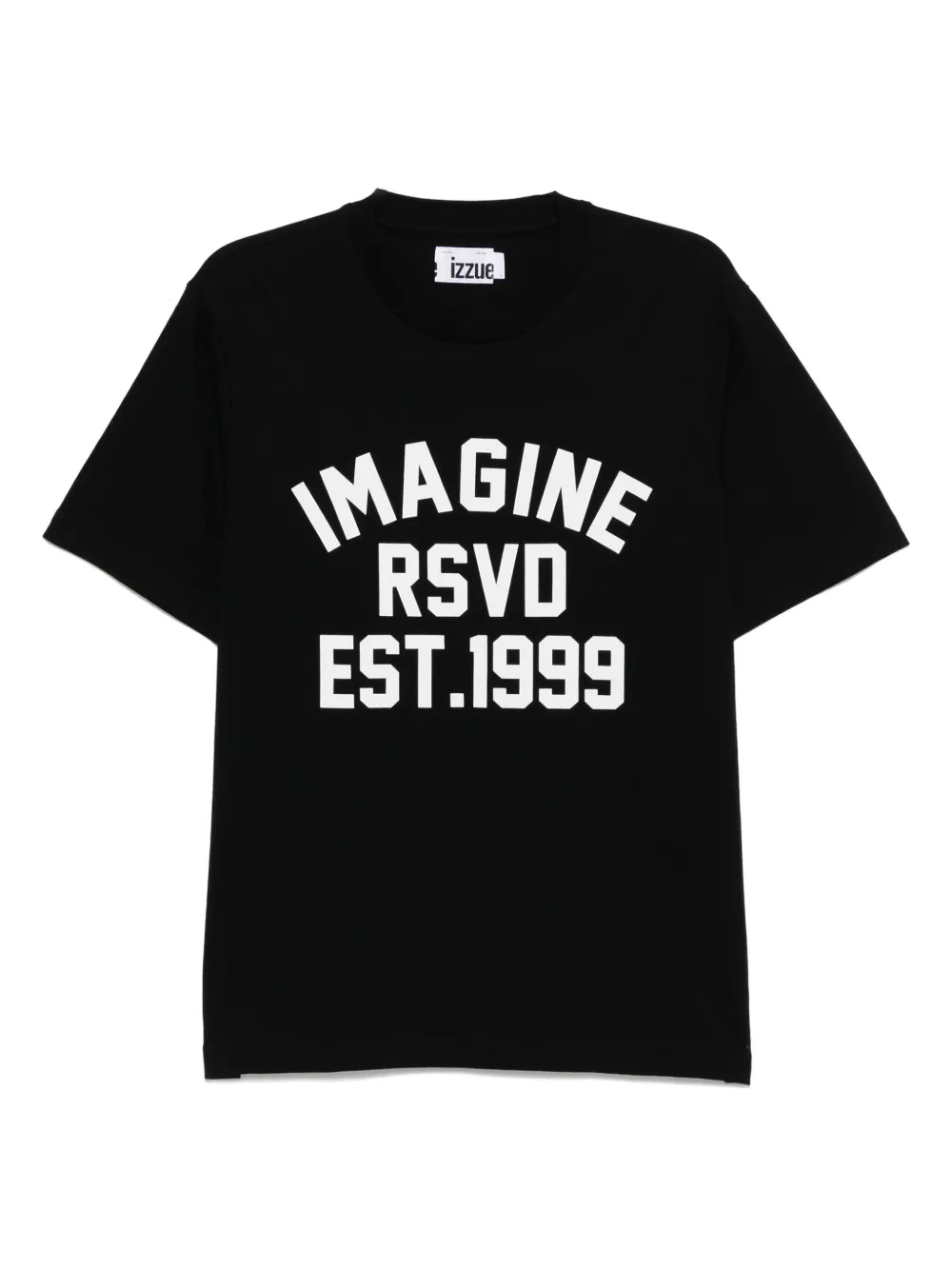 izzue playera estampada | negro | Image 1