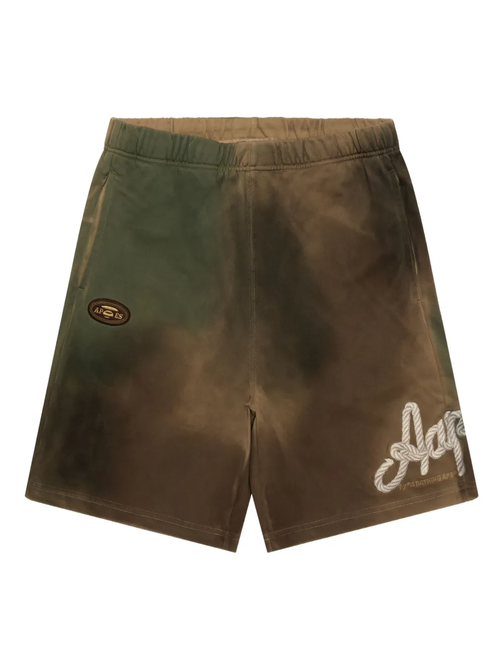 AAPE BY *A BATHING APE Shorts met tie-dye print Bruin