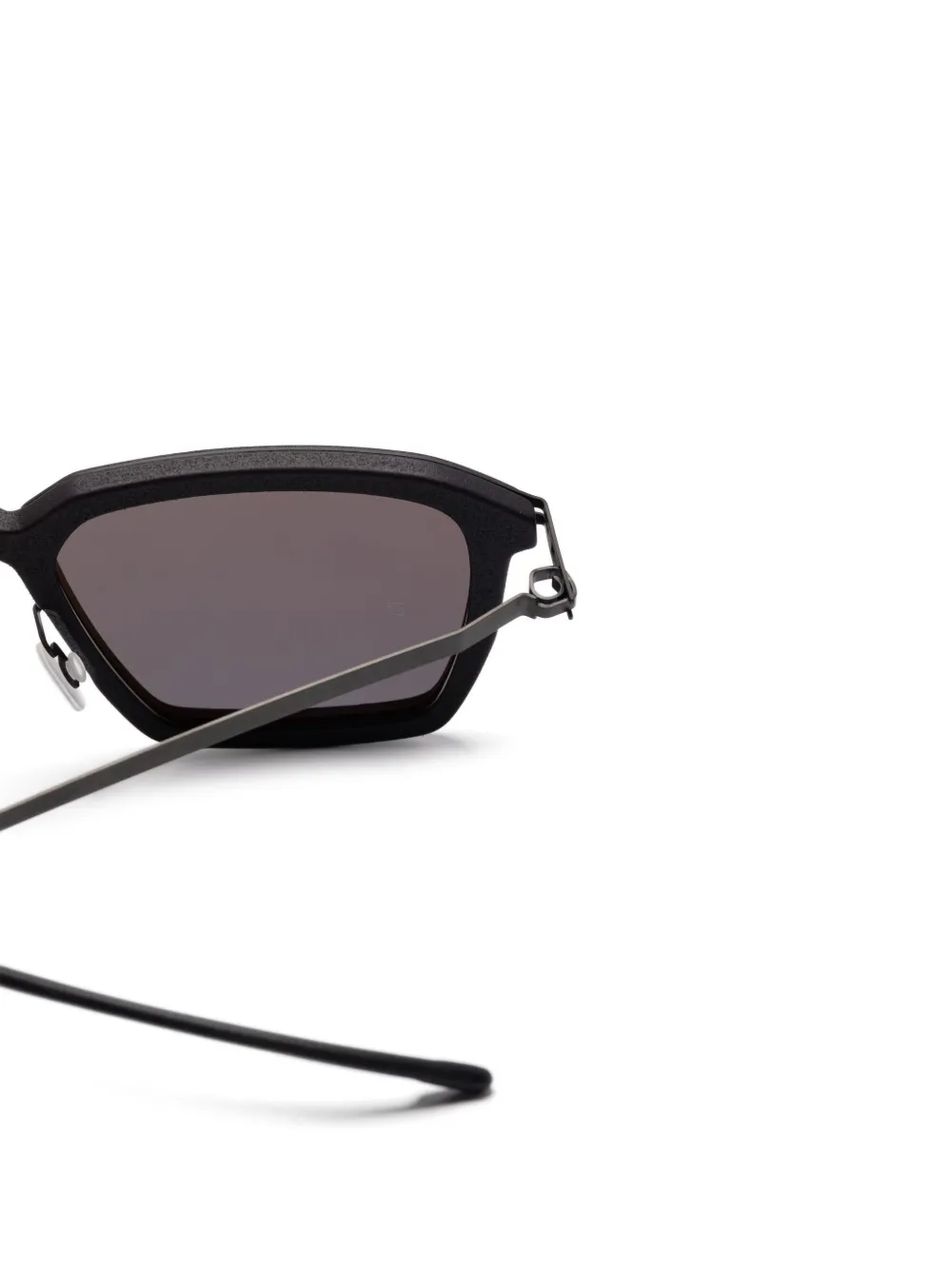 Mykita Zonnebril met vierkant montuur Zwart