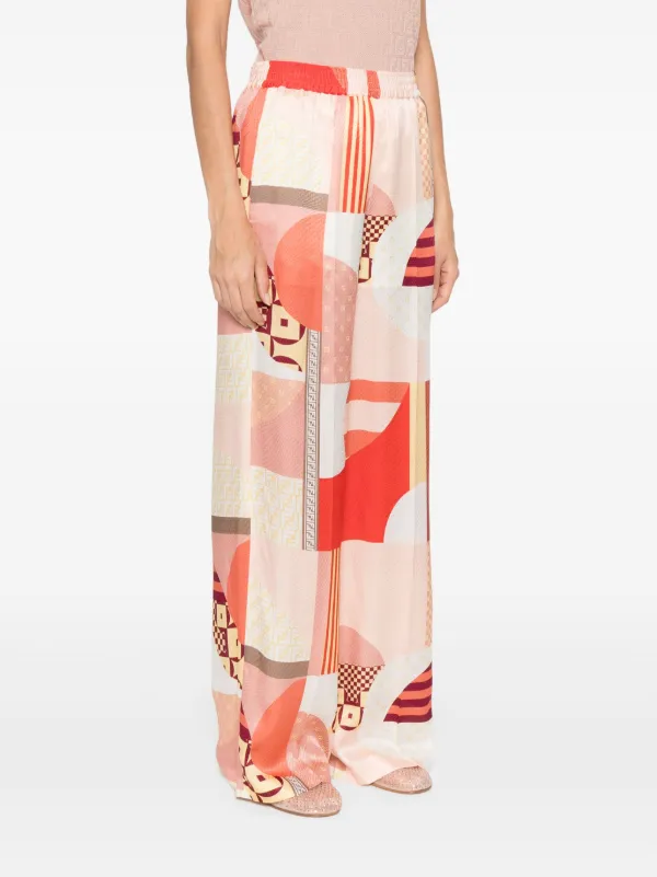FENDI Printed Trousers | Pink | FARFETCH