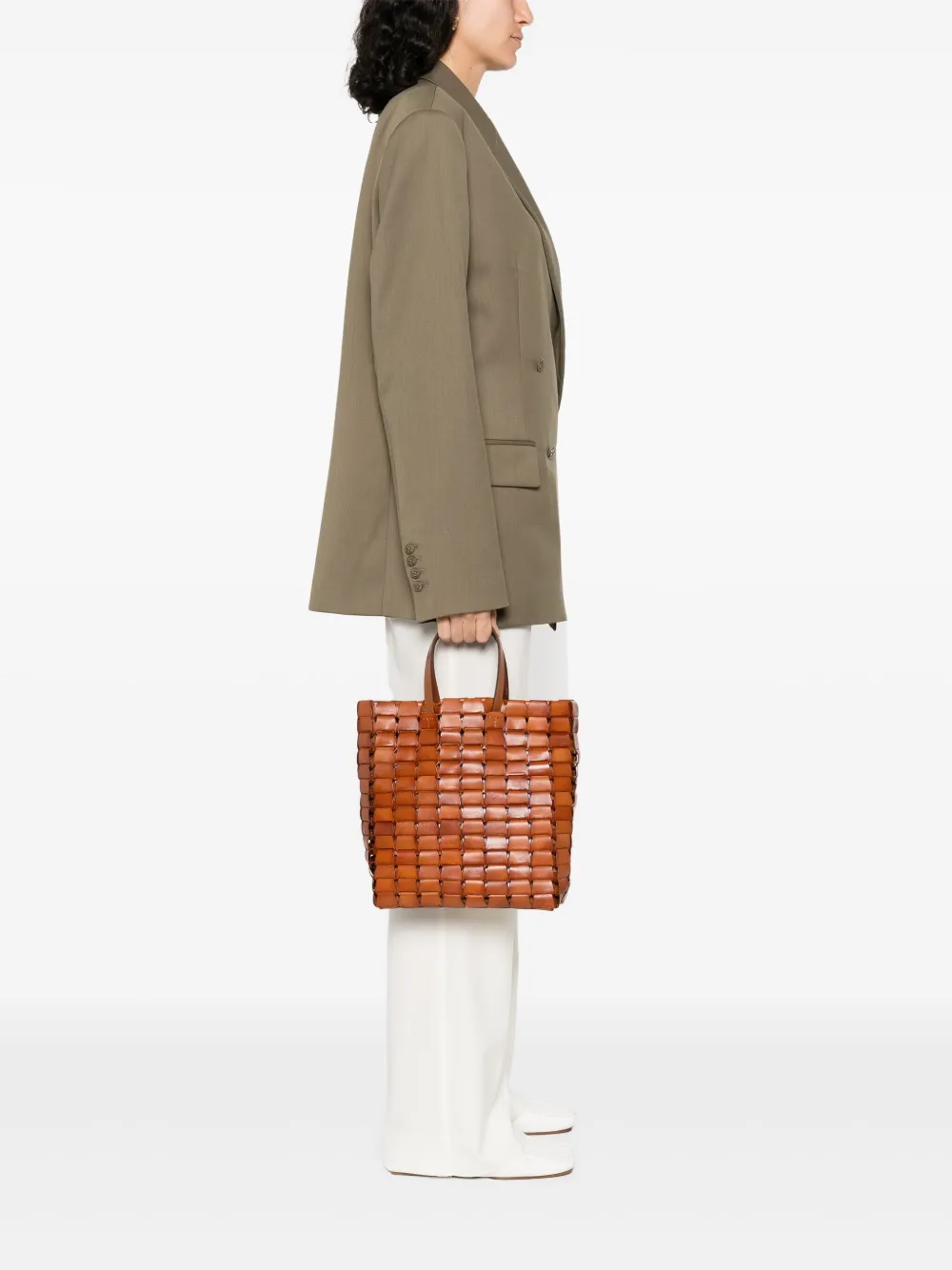 DRAGON DIFFUSION Leren shopper - Bruin
