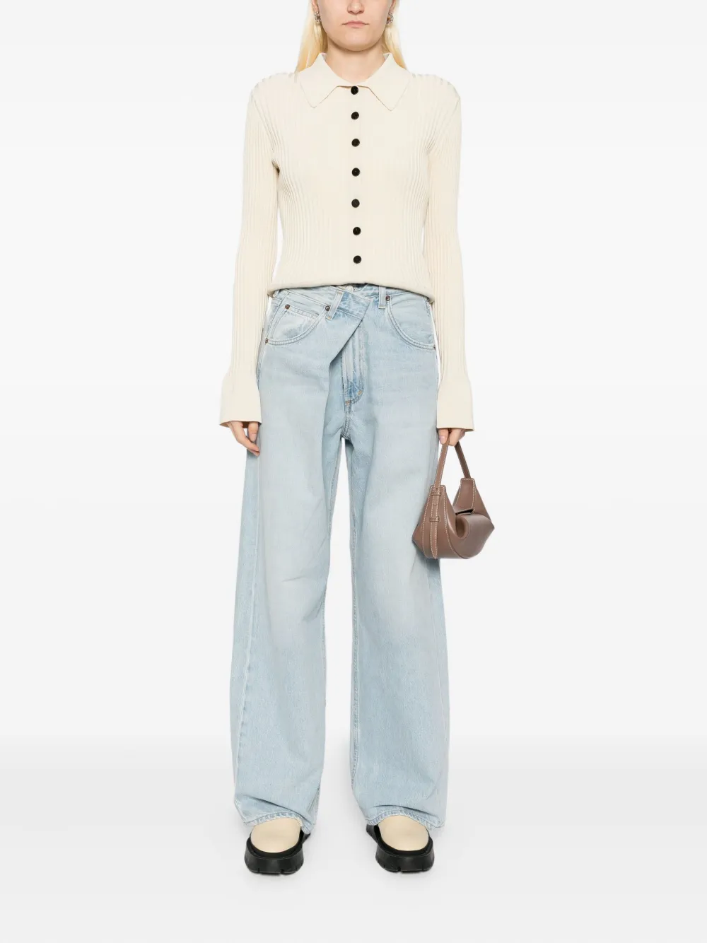 AGOLDE Katoenen jeans Blauw