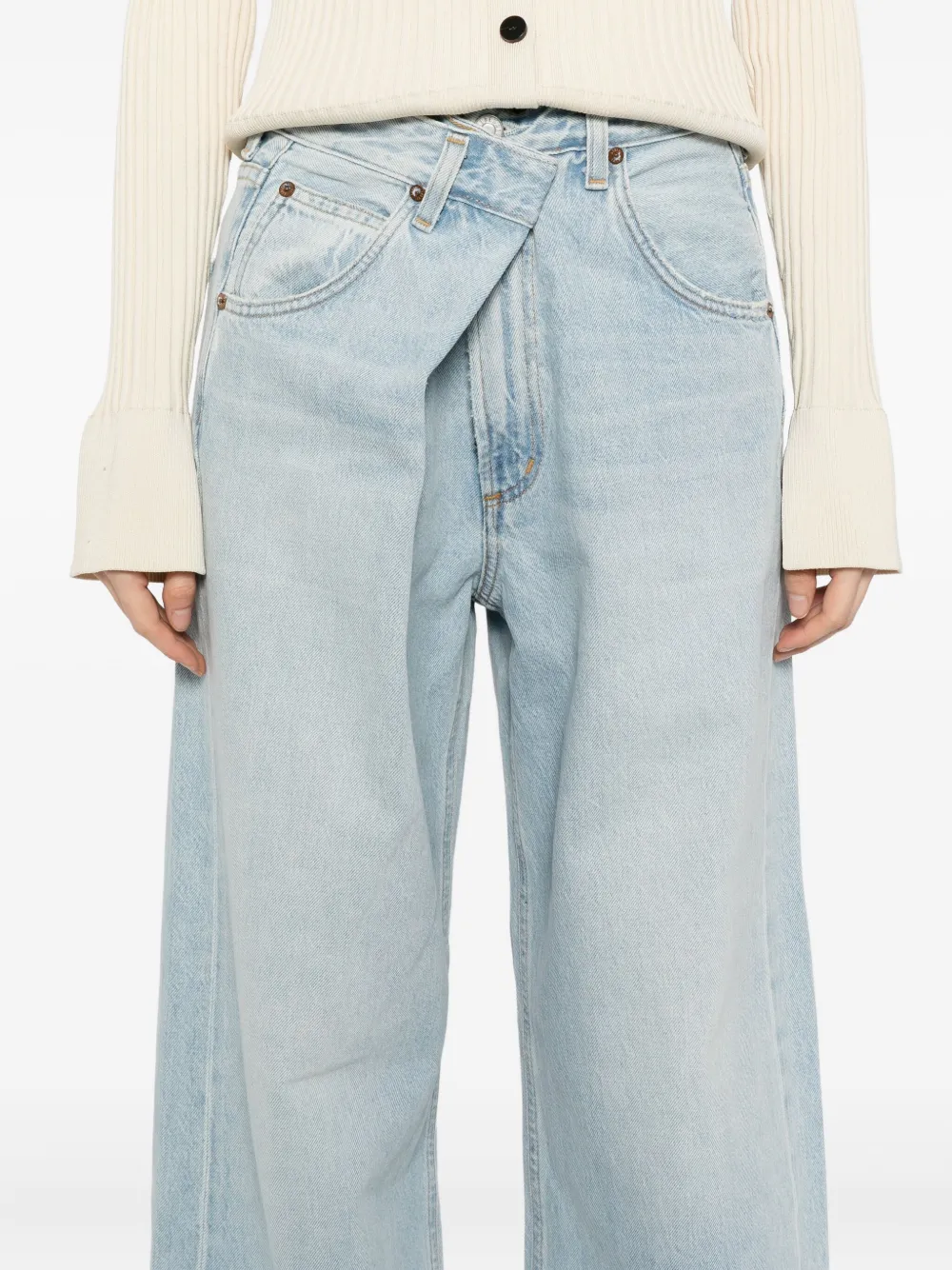 AGOLDE Katoenen jeans Blauw