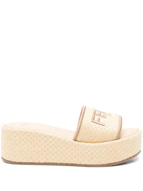 FENDI logo-embroidered sandals