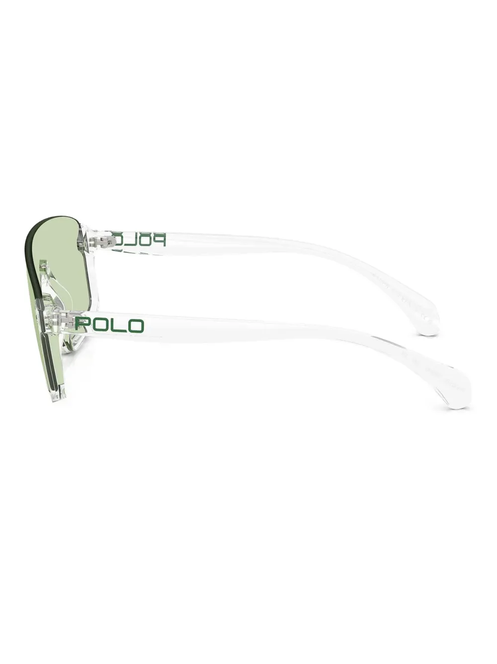 POLO RALPH LAUREN EYEWEAR Zonnebril met geometrisch montuur Wit
