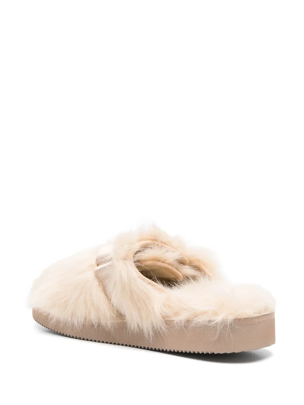 Suicoke shearling slippers Neutrals