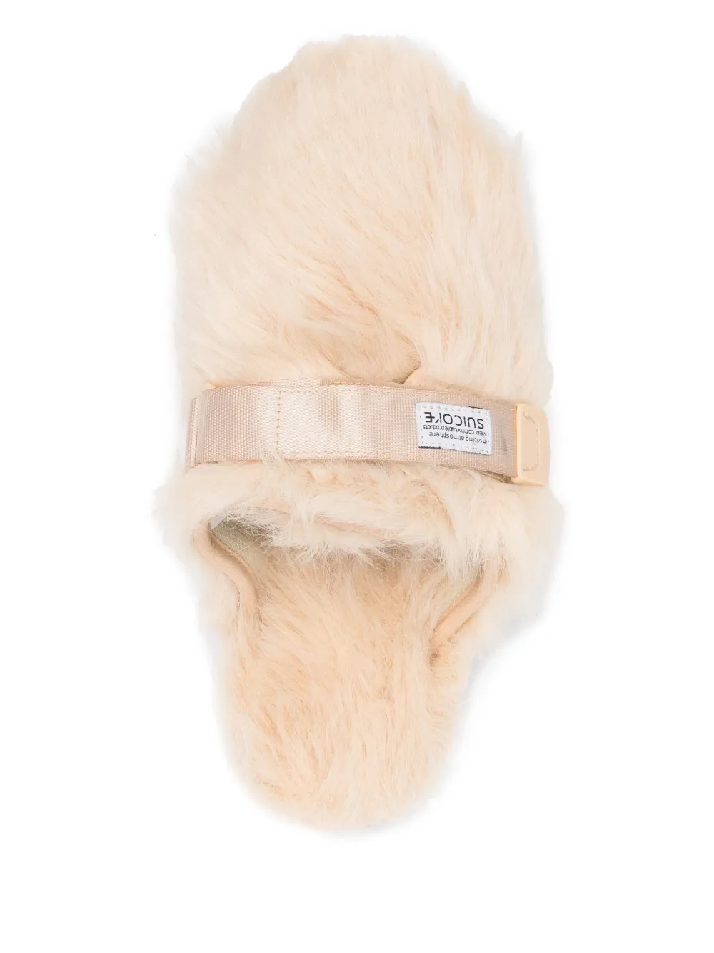 Suicoke shearling slippers Neutrals