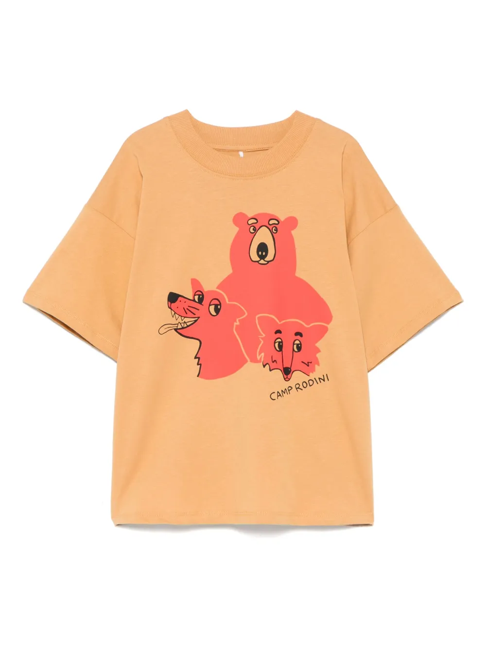 Mini Rodini graphic-print T-shirt - ニュートラル Mini Rodini graphic-print T-shirt - ニュートラル
