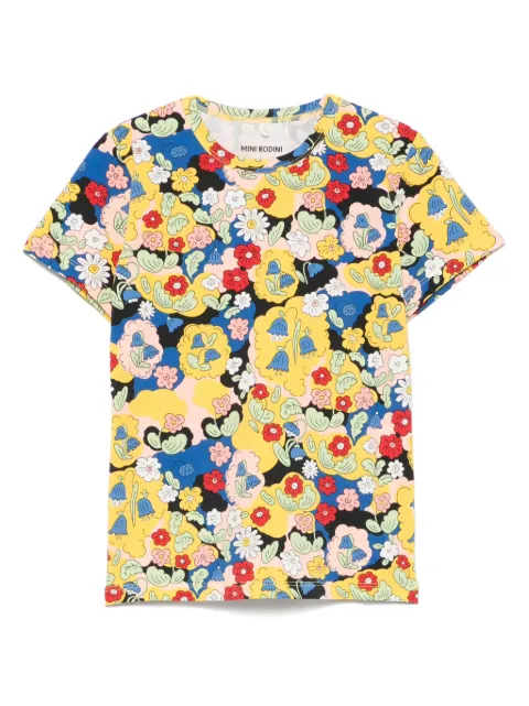 Mini Rodini playera con estampado floral