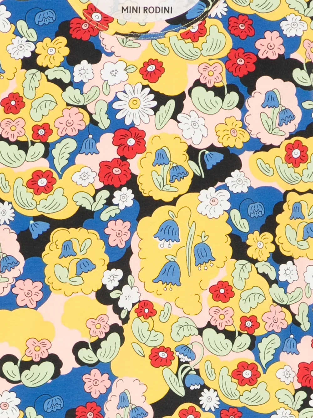 Shop Mini Rodini Floral-print T-shirt