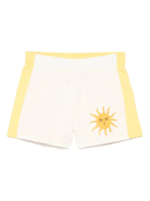Mini Rodini shorts con estampado de sol