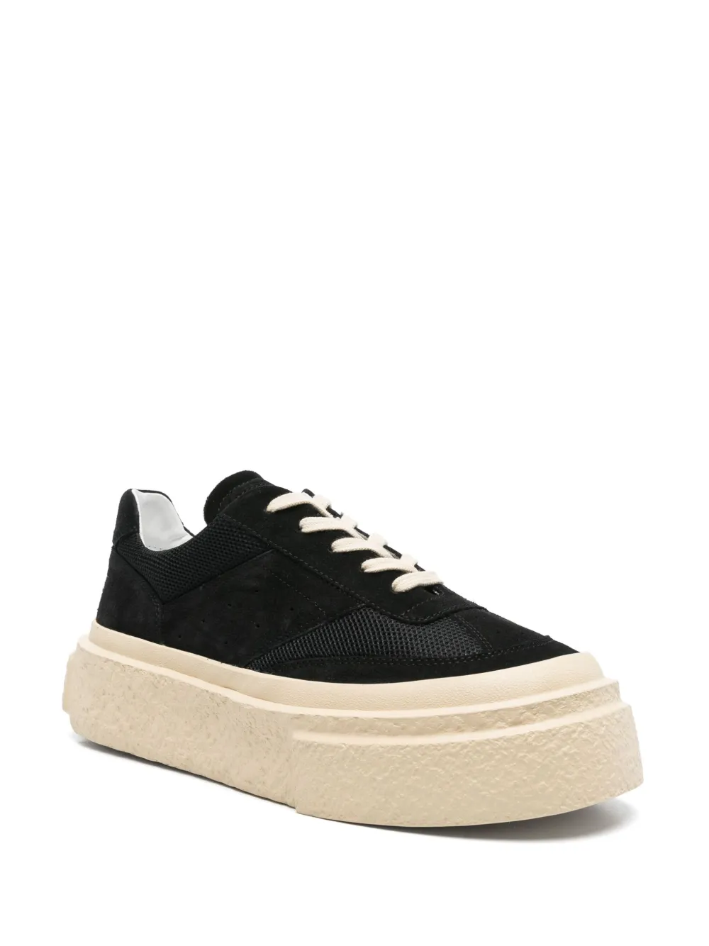 MM6 Maison Margiela suede sneakers Black