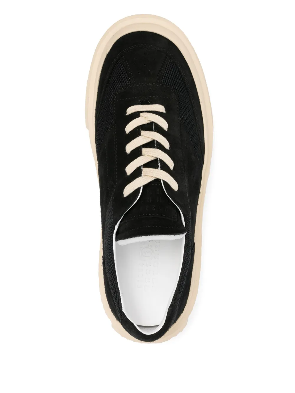 MM6 Maison Margiela suede sneakers Black