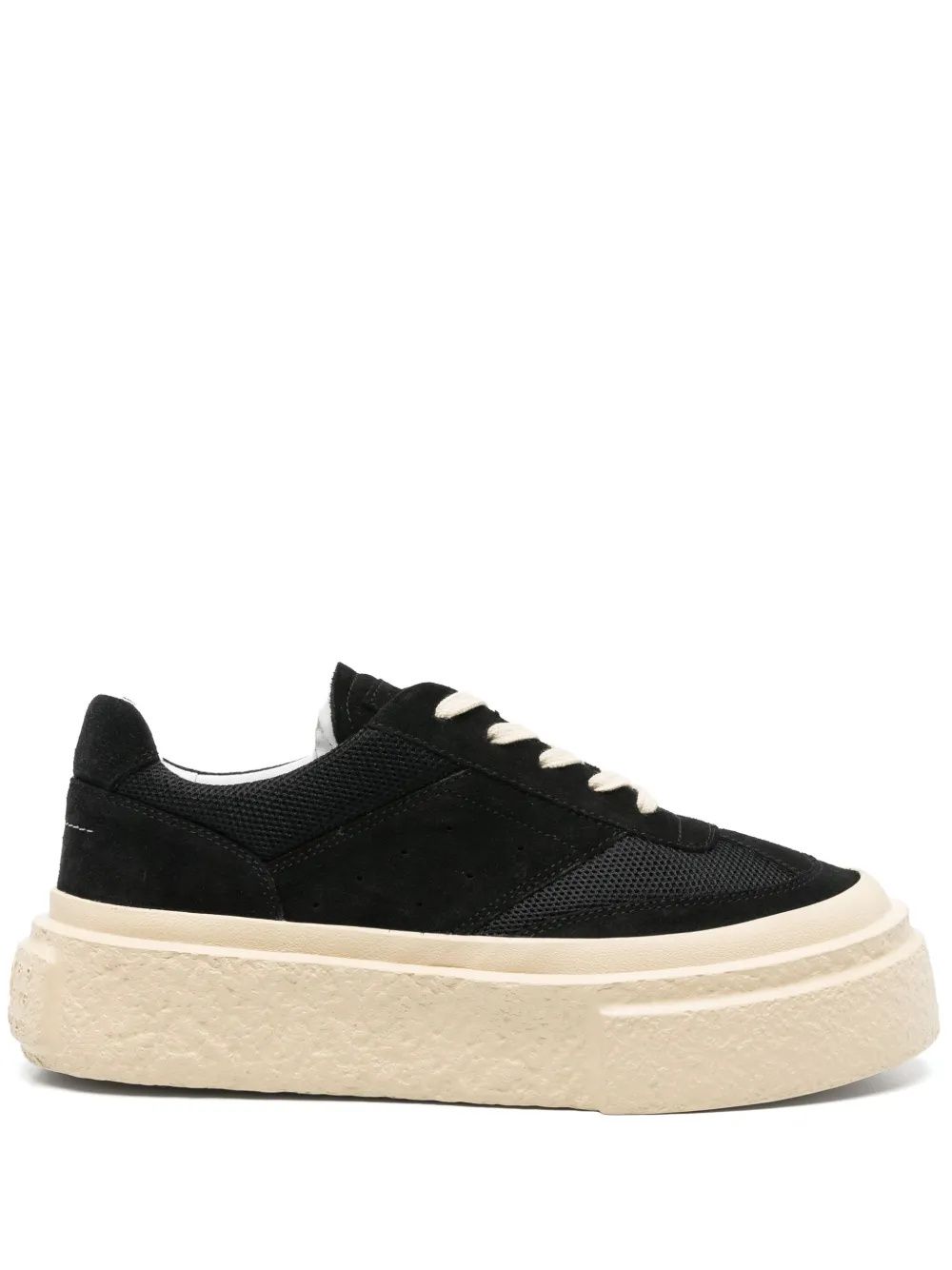 MM6 Maison Margiela suede sneakers Black