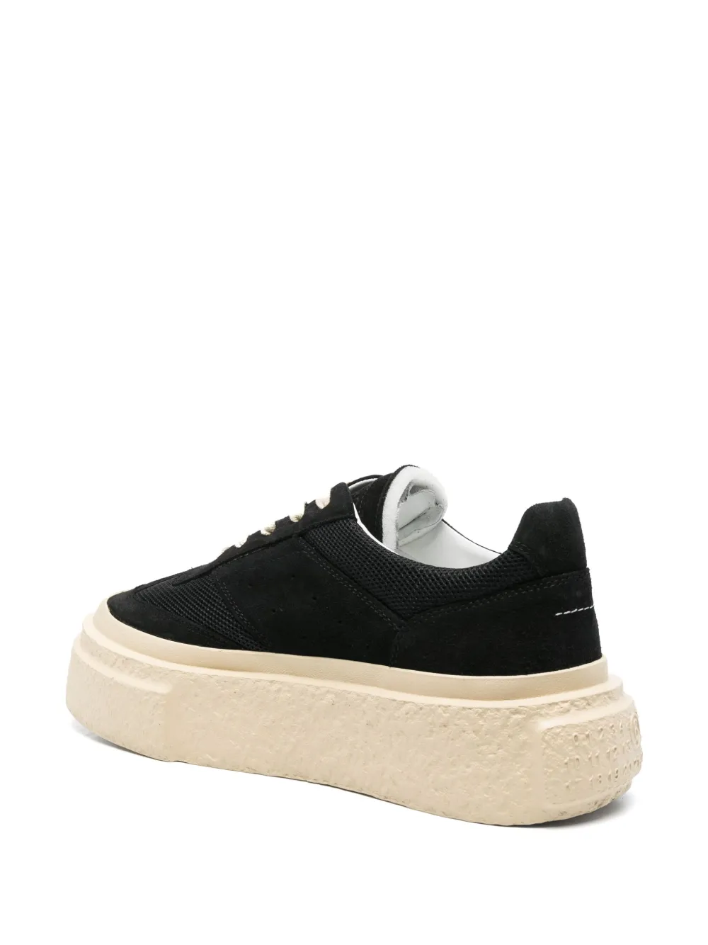 MM6 Maison Margiela suede sneakers Black
