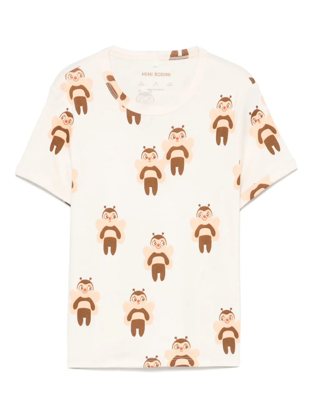 Mini Rodini playera con estampado gráfico | neutro | Image 1