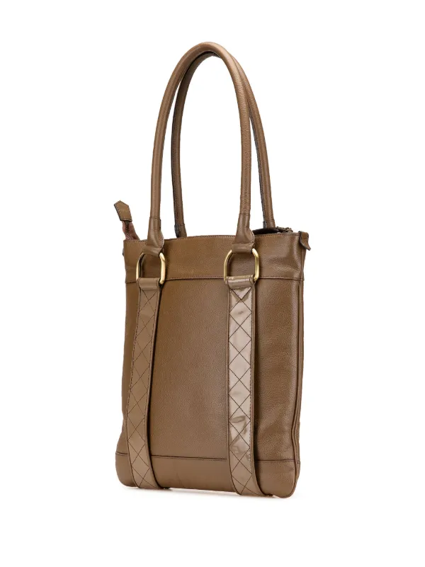 BURBERRY ブラウン トートバッグ 美品】Burberry ブラウン トートバッグ - メルカリ