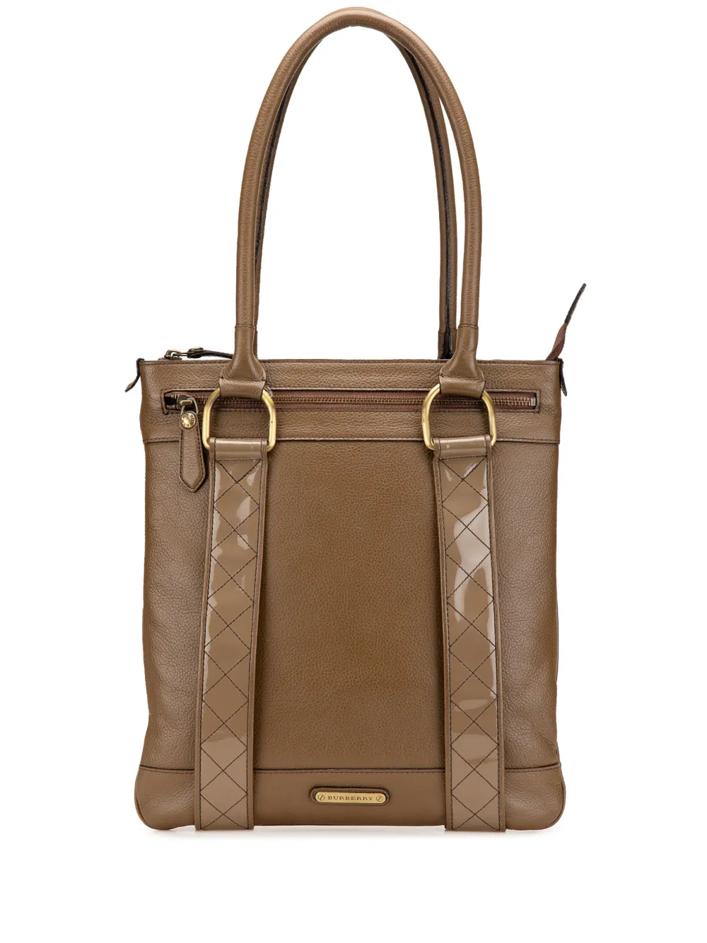 Pre-owned Burberry 2000-2017 Leather Tote Bag