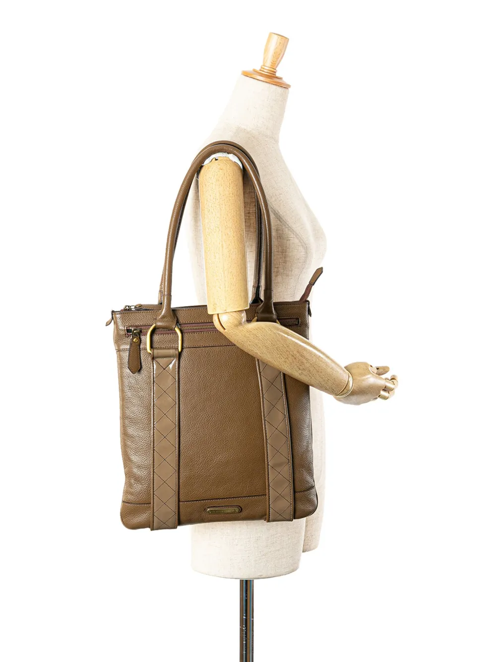 Burberry Pre-Owned 2000-2017 Leather tote bag | Pre-Owned | Image 2