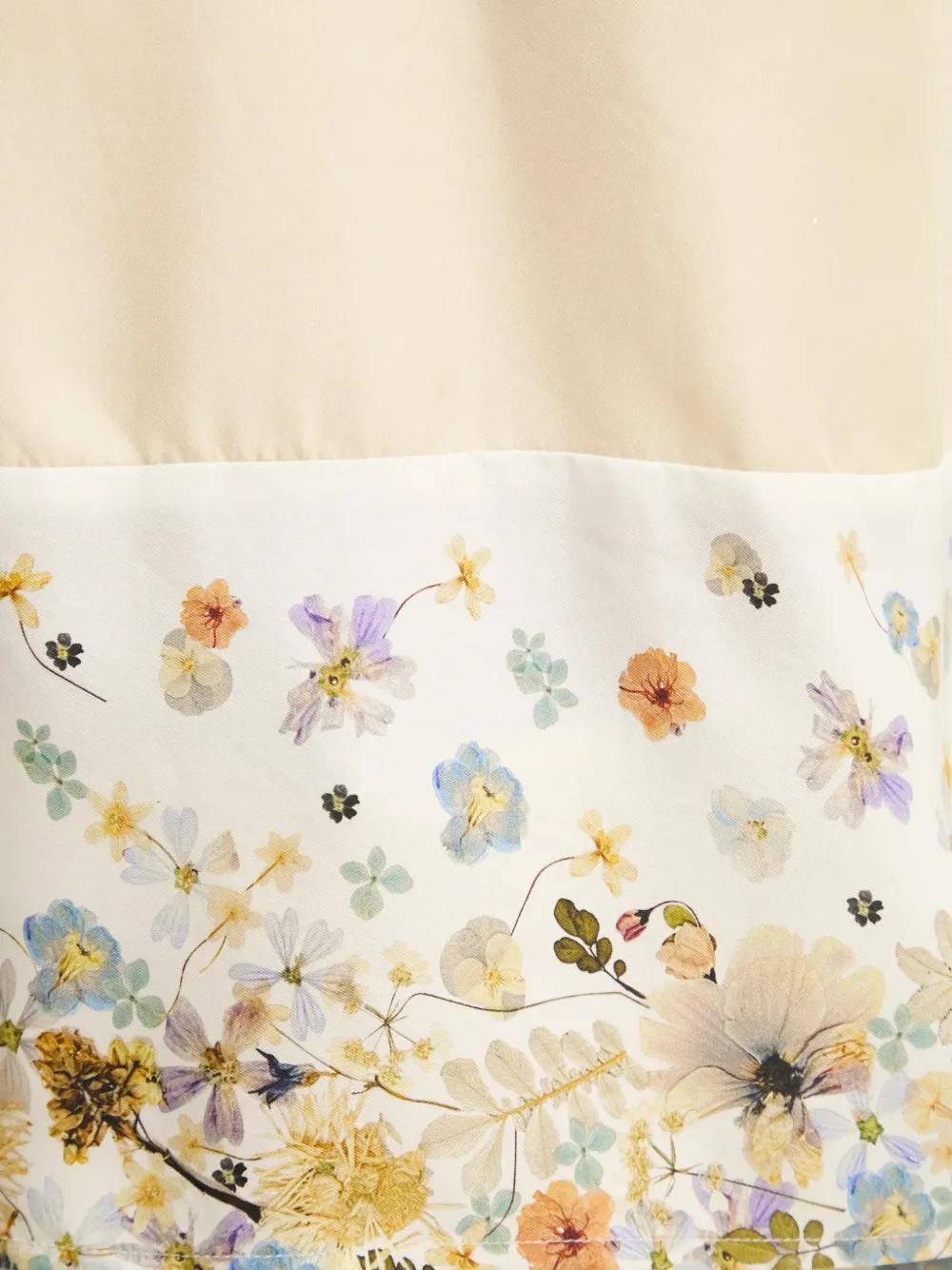 MUNTHE Top met bloemenprint Geel