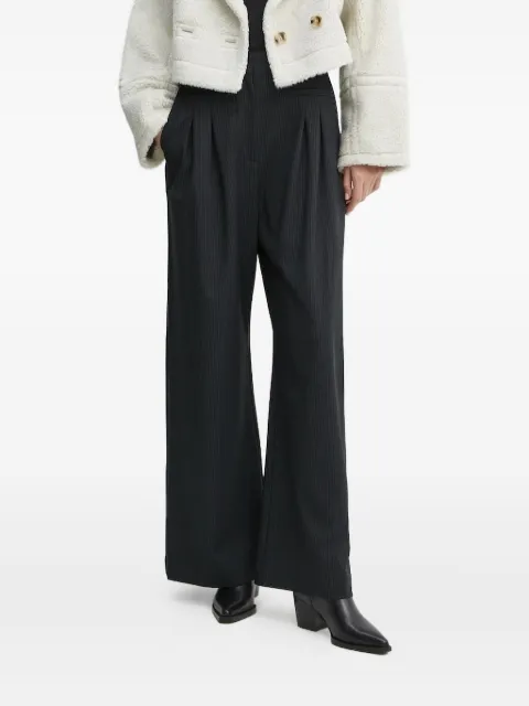 MUNTHE pinstriped pleated trousers