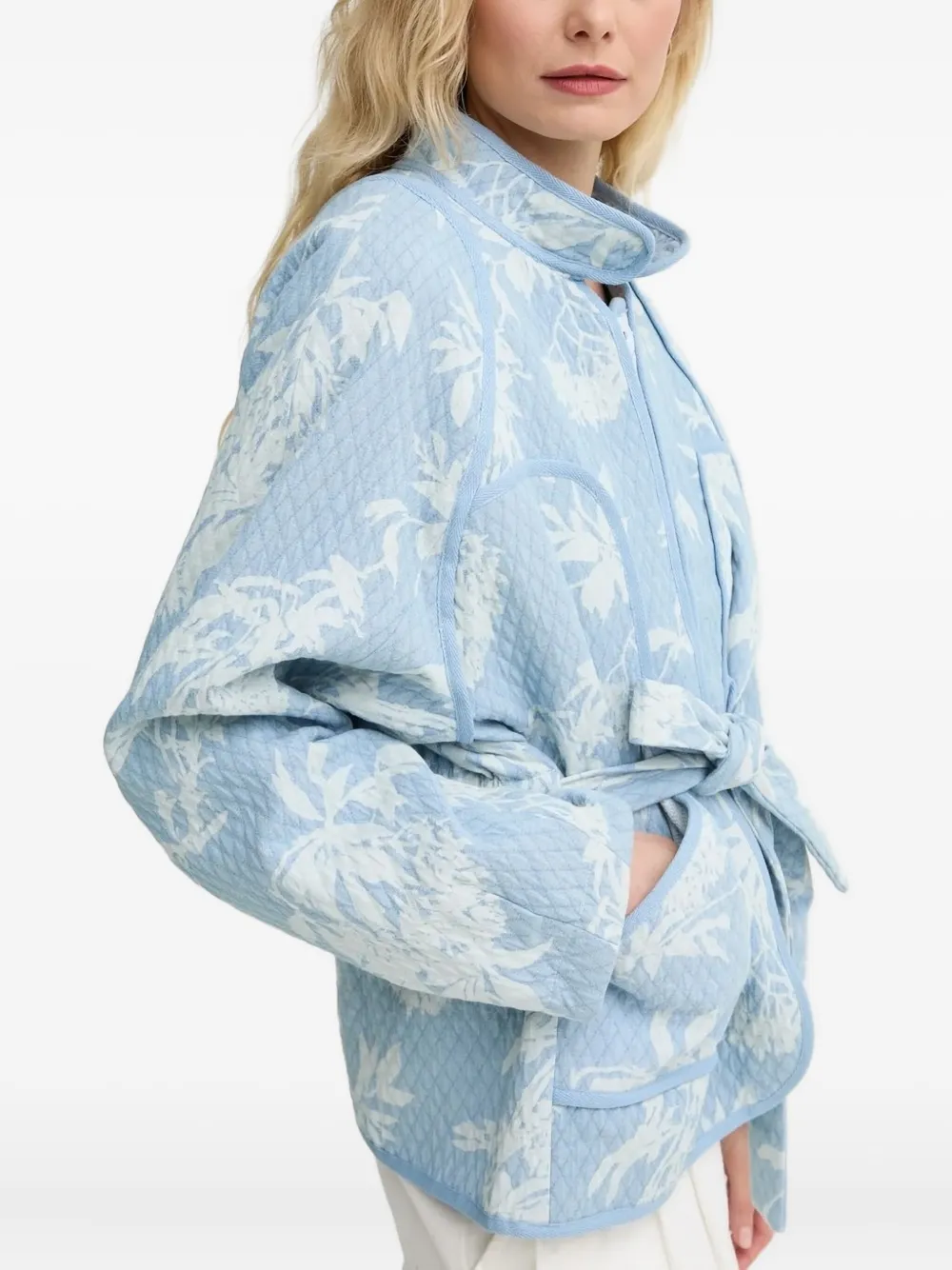 MUNTHE Gewatteerd jack Blauw