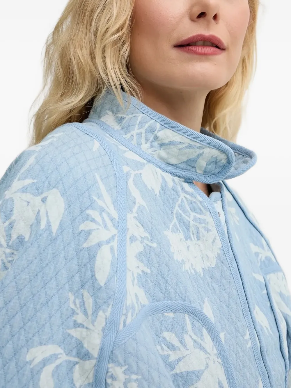 MUNTHE Gewatteerd jack Blauw