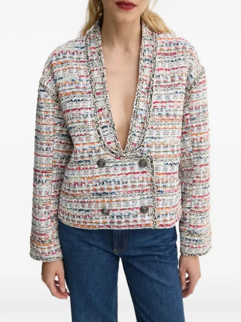 MUNTHE tweed double-breasted top