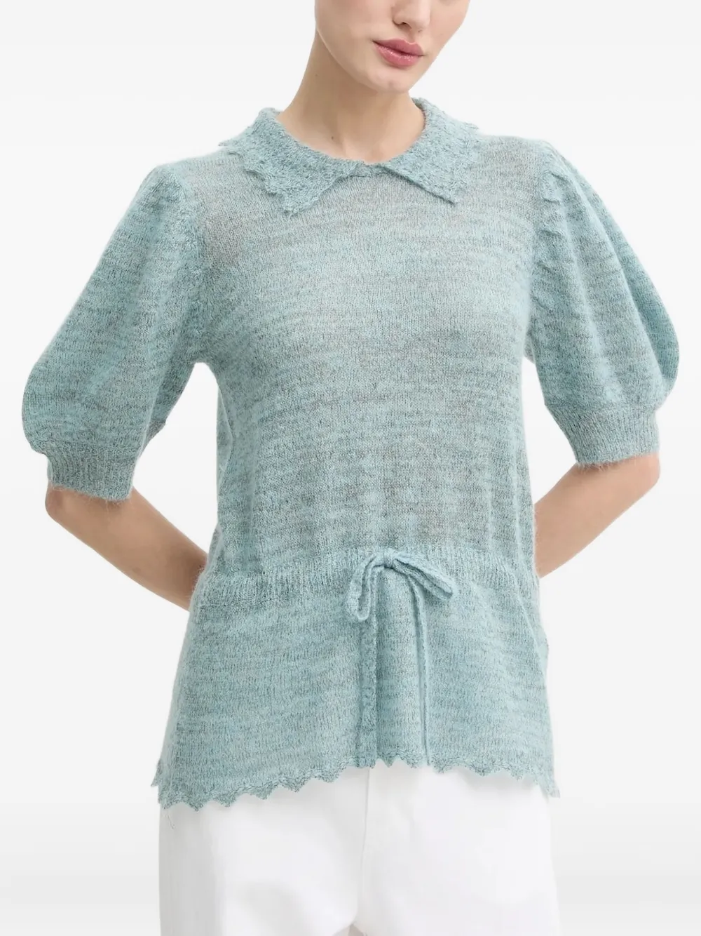 MUNTHE Salca top Blauw