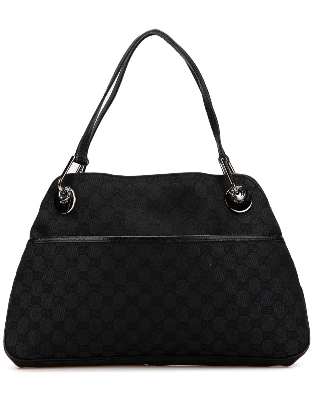 Gucci Pre-Owned 2000-2015 Medium GG Canvas Eclipse shoulder bag - ブラック Gucci Pre-Owned 2000-2015 Medium GG Canvas Eclipse shoulder bag - ブラック