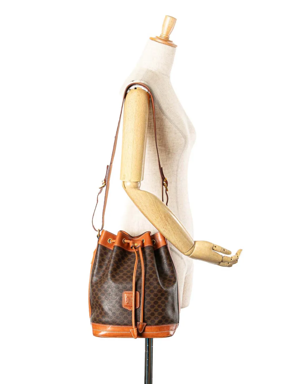 Céline Pre-Owned 1995 Macadam Coated Canvas bucket bag | Pre-Owned | Image 2