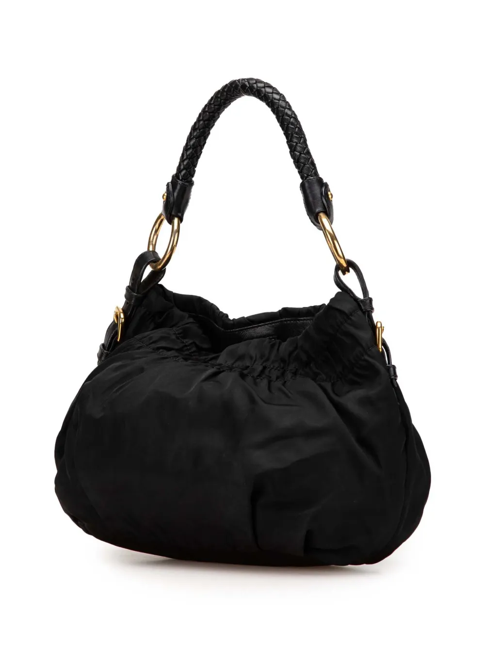 Pre-owned Prada 2000-2024 Tessuto Bow Handbag