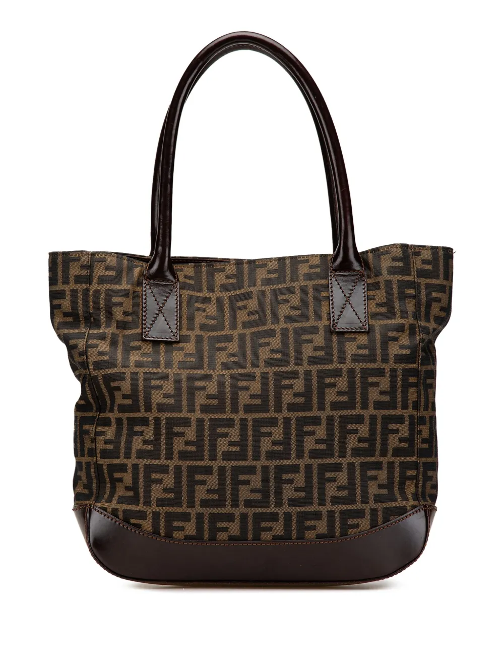 Fendi Pre-Owned 2010-2024 Zucca Canvas tote bag - ブラウン Fendi Pre-Owned 2010-2024 Zucca Canvas tote bag - ブラウン