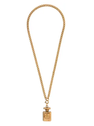 CHANEL ゴールドトーン チャーム CHANEL Pre-Owned N°5 Chanel チャーム ネックレス | ゴールド