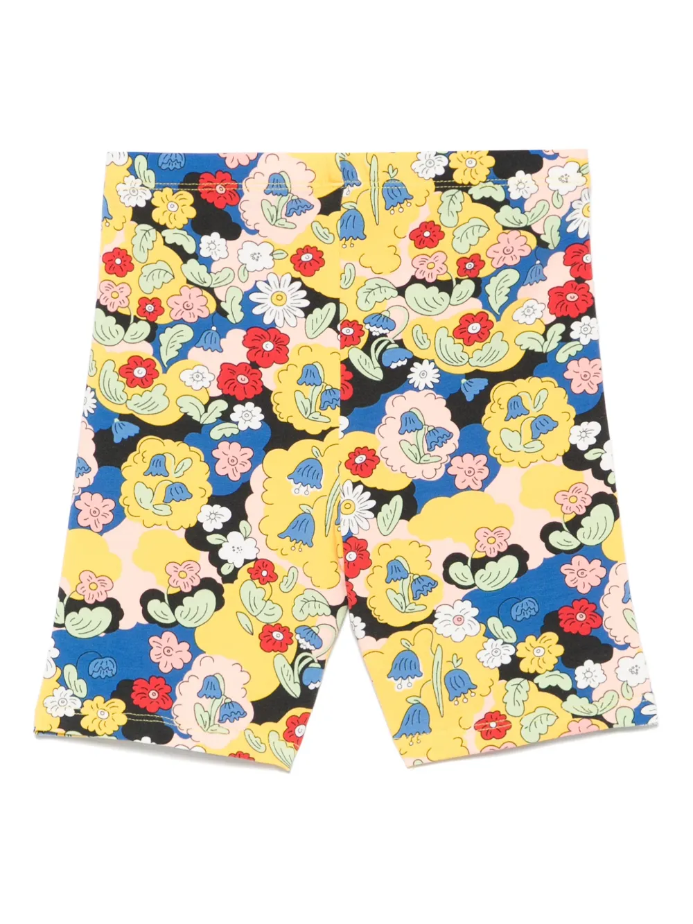 Shop Mini Rodini Floral-print Shorts