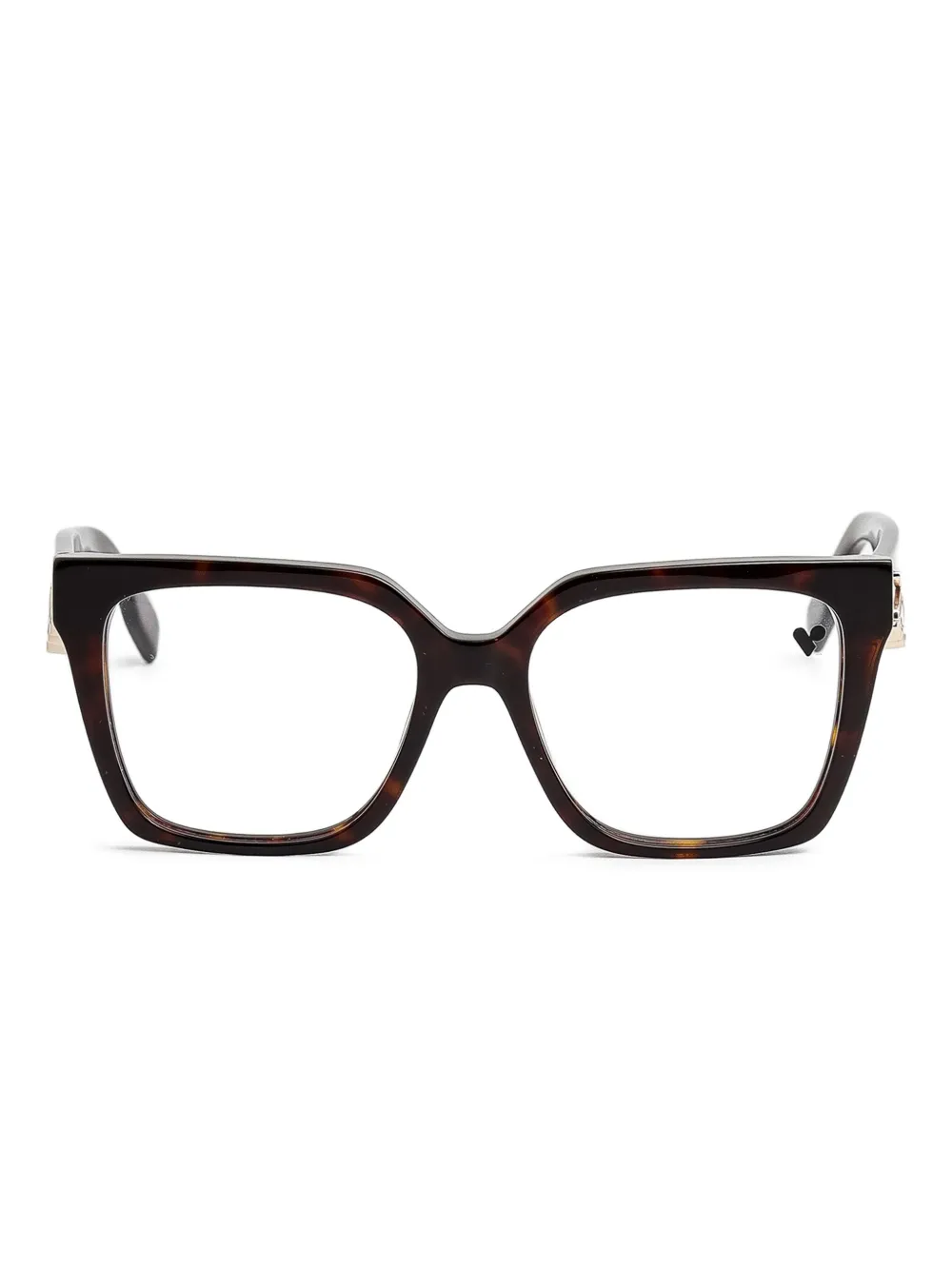 Karl Lagerfeld square-frame glasses | Brown | Image 1