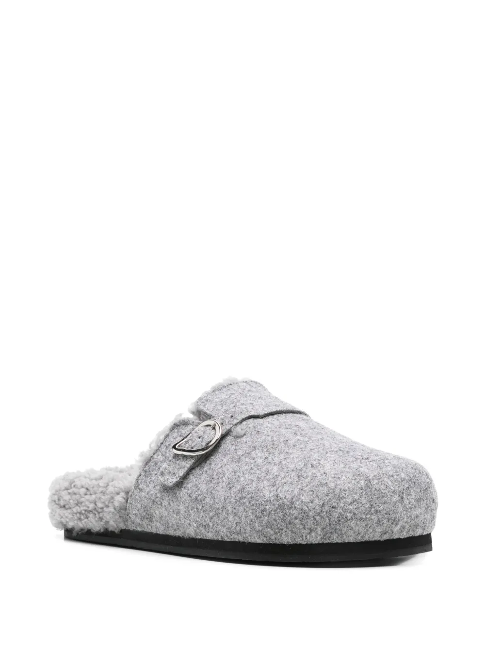 Ancient Greek Sandals shearling slippers Grey